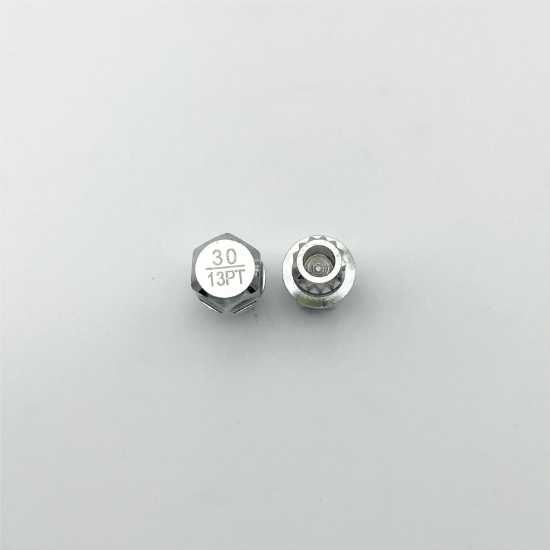 Sleeve antifurt pentru BMW Seria 1/3/5/7 și X1/X3/X5/X6 – oțel, cromat, cap de unealtă demontare dințat