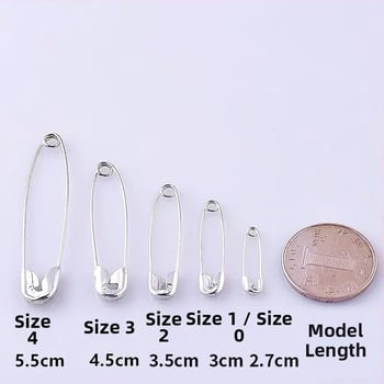 Seagull značka Safety Pin, séria Pin, model 321, kovový materiál, balené v krabici