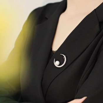 Καρφίτσα Gu Jinsheng με μαργαριράκια — ενσωματωμένα μαργαριράκια, μοντέρνο αστικό στυλ, δώρο