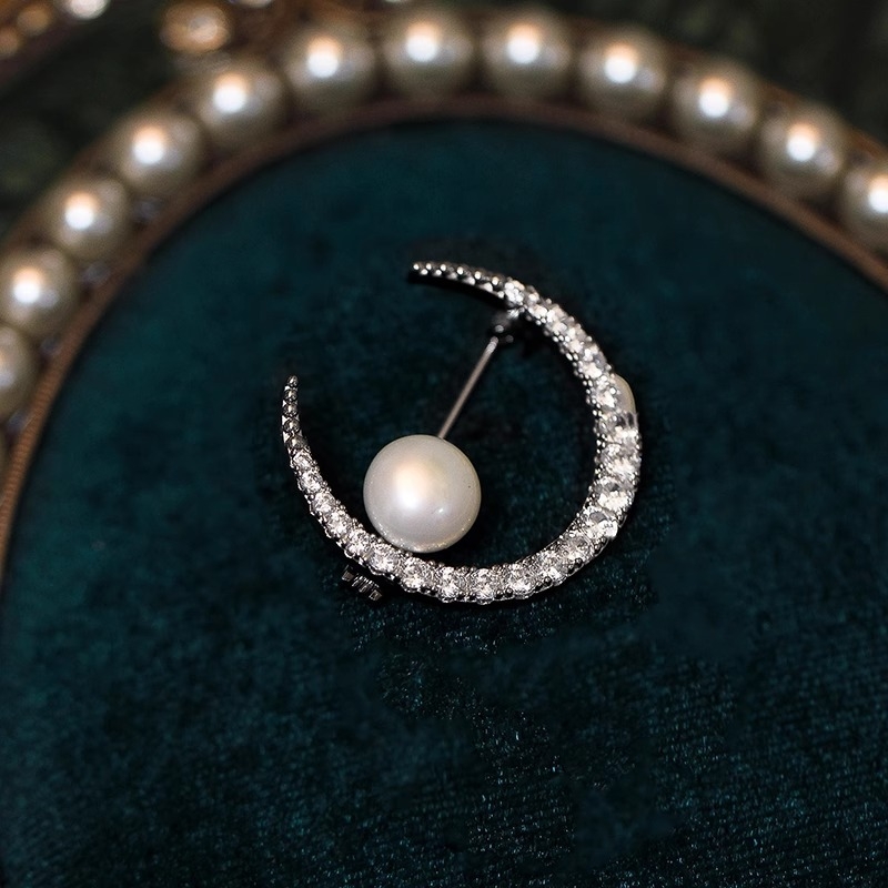 Καρφίτσα Gu Jinsheng με μαργαριράκια — ενσωματωμένα μαργαριράκια, μοντέρνο αστικό στυλ, δώρο