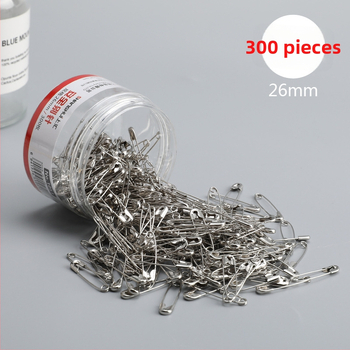 Nerezová oceľová cylindrická bezpečnostná brošňa s prackou, 5 modelov (1051–1055), balenie typu cartridge