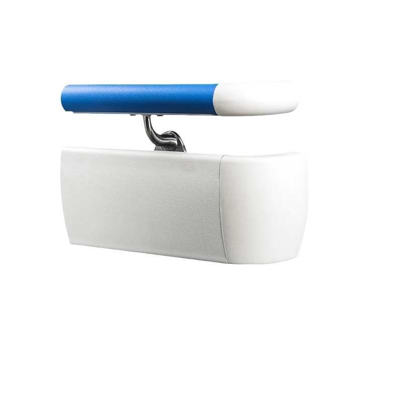 Fali szerelésű PVC-alu ötvözet biztonsági kapaszkodó kórházi folyosókhoz és idősotthonok lépcsőházaihoz, ütközésgátló