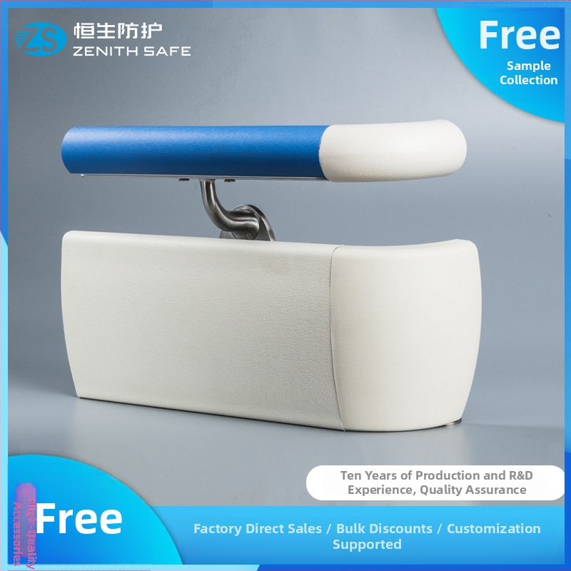 Fali szerelésű PVC-alu ötvözet biztonsági kapaszkodó kórházi folyosókhoz és idősotthonok lépcsőházaihoz, ütközésgátló