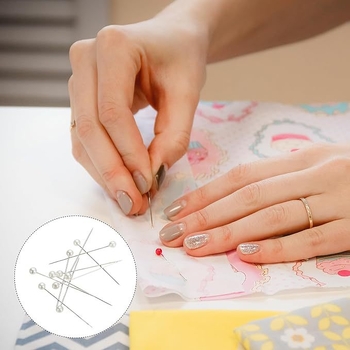 800 višebojnih bisernih igala u kartonskoj kutiji – igle za pozicioniranje i pričvršćivanje šavova za DIY odjeću