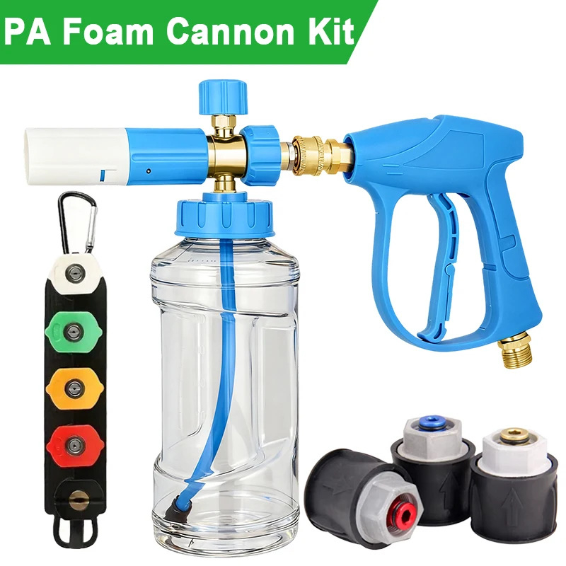 Set pjenaste mlaznice za pranje automobila s bakrenom mlaznicom, tlak 4350 psi, masa 0,85 kg, 1/4-inch brzi spoj