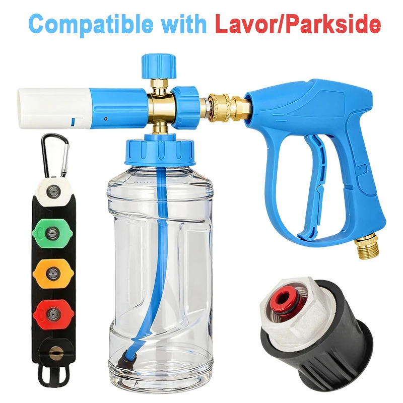 Set pjenaste mlaznice za pranje automobila s bakrenom mlaznicom, tlak 4350 psi, masa 0,85 kg, 1/4-inch brzi spoj