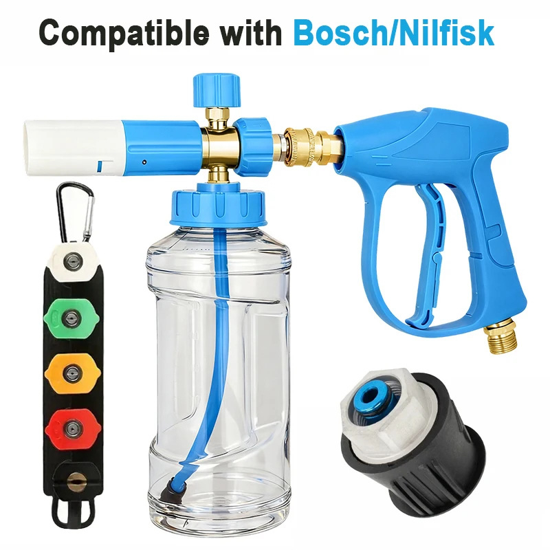 Set pjenaste mlaznice za pranje automobila s bakrenom mlaznicom, tlak 4350 psi, masa 0,85 kg, 1/4-inch brzi spoj