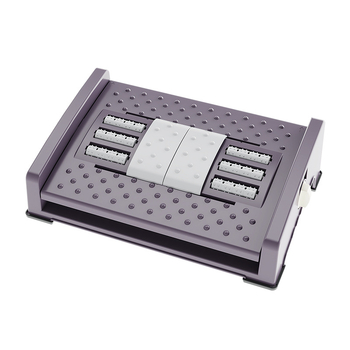 Uredska potpora za stopala – plast, moderni minimalistički stil, masažna funkcija, za odrasle