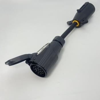 Adapter utičnice za prikolicu 7‑pin u 13‑pin, američko‑europski, nylon kućište, model QR1885, marka Qiangrong