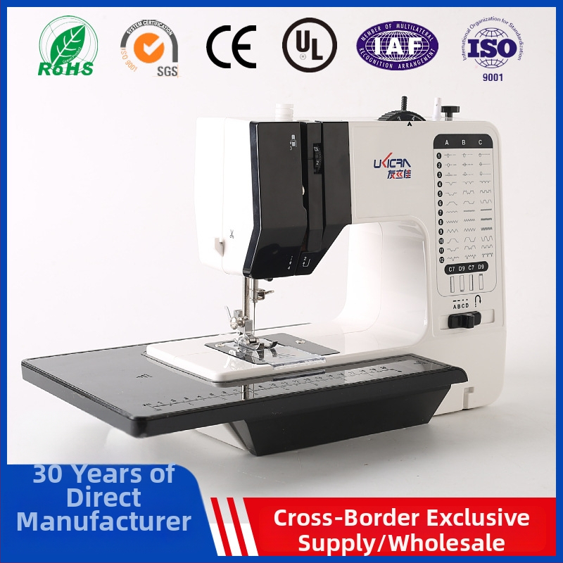 Šijací stroj UFR-738 pre domáce použitie, plne automatický, pedál/elektrický pohon, quilting