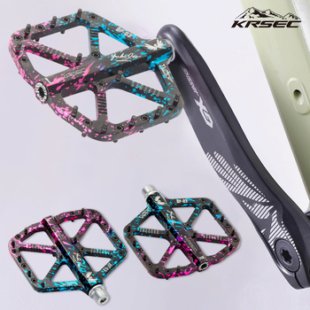 Krsec BP-03 Pedale za planinski bicikl od aluminijske legure – tri ležaja, protuklizne, kompatibilne s planinskim, cestnim i terenskim biciklima