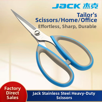 Nerezové šijacie nožnice so špičatým koncom – pre šitie a domáce použitie, značka Jack, model Strong Shear