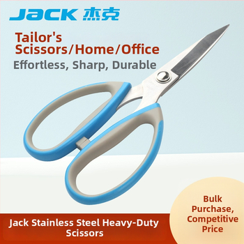 Nerezové šijacie nožnice so špičatým koncom – pre šitie a domáce použitie, značka Jack, model Strong Shear