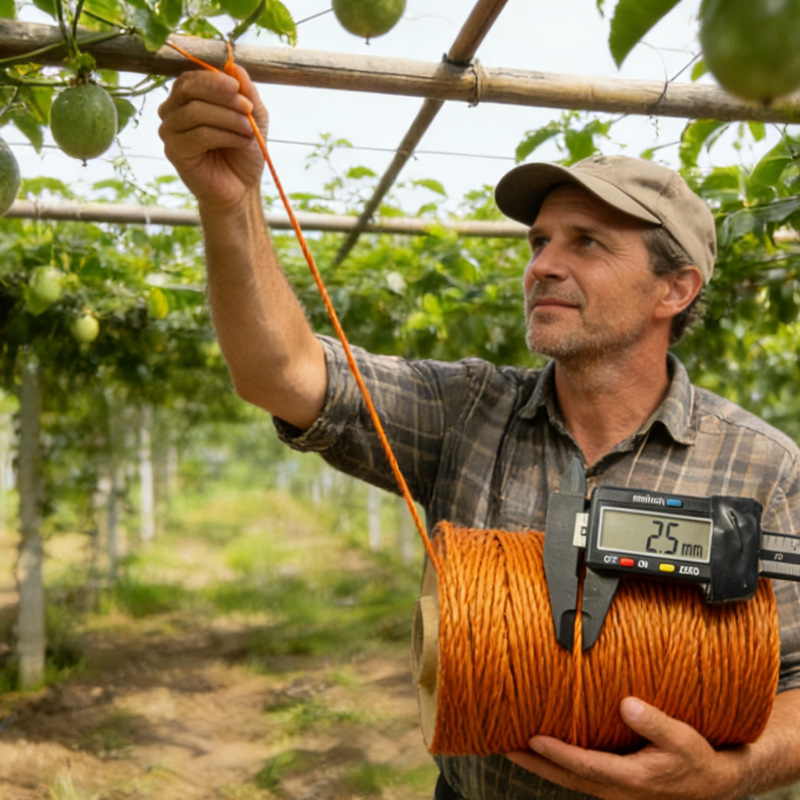 Πολυεστερικό σχοινί για γεωργικούς αμπελώνες και κρέμαση φρούτων και λαχανικών; βασικό υλικό: πολυεστέρας; μάρκα: Qianjin; Αριθμός προϊόντος: 20
