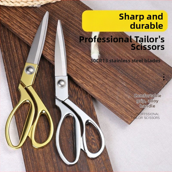 Youzhixuan pozlátené krajčírske nožnice — profesionálne šitie a rezanie kože