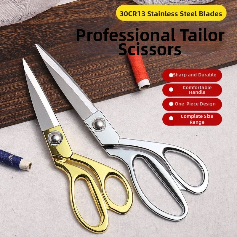 Youzhixuan pozlátené krajčírske nožnice — profesionálne šitie a rezanie kože