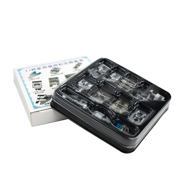 11-dijelni metalni set potisnih stopica za kućnu šivaću mašinu – multifunkcionalni dodaci