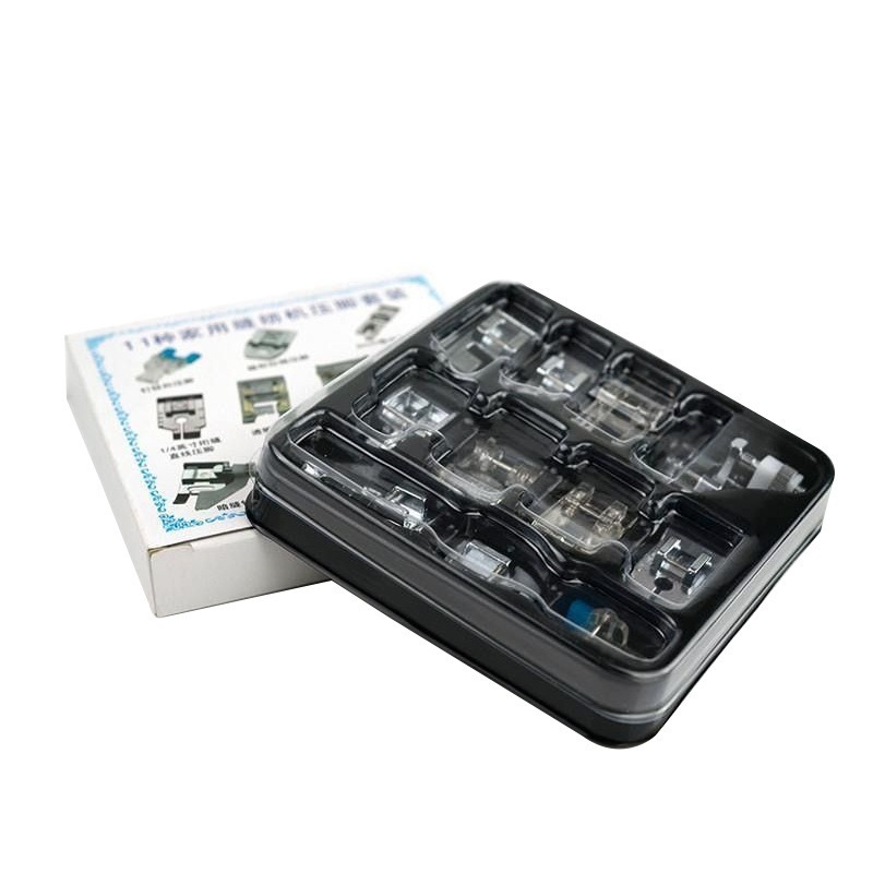 11-dijelni metalni set potisnih stopica za kućnu šivaću mašinu – multifunkcionalni dodaci