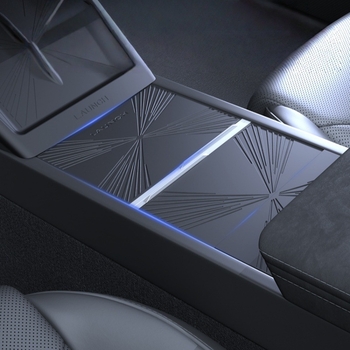 Silikonska podloga za središnju konzolu za Tesla Model 3/Y – unutarnje naljepnice za auto, obnovljena verzija, statičko pričvršćivanje