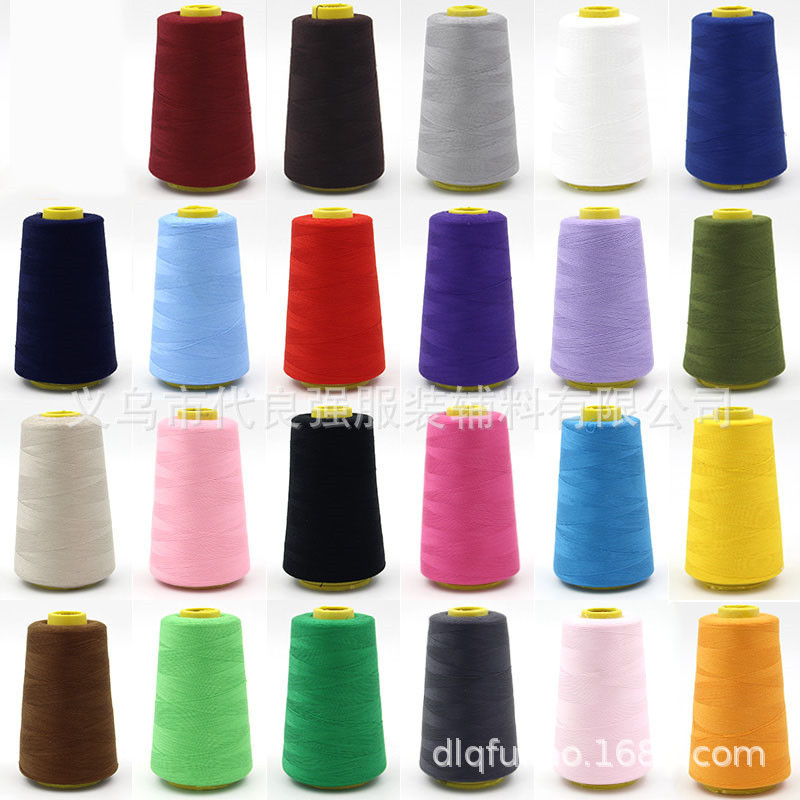 Νήμα ραφής, μάρκα dlq, πολυεστερικό νήμα; γραμμή 203, κωδικός 8000 ανά ρόλο; κατάλληλο για ρούχα, παπούτσια, τσάντες και οικιακά υφάσματα