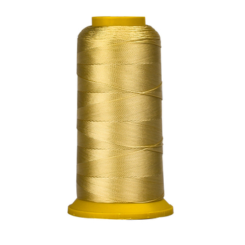 Νήμα ραφής, 6‑νημάτων με υψηλή αντοχή, κερωμένο νάιλον/πολυεστέρα για τσάντες και δερμάτινα — Double Canary