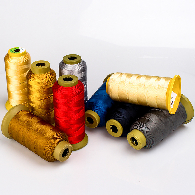 Νήμα ραφής, 6‑νημάτων με υψηλή αντοχή, κερωμένο νάιλον/πολυεστέρα για τσάντες και δερμάτινα — Double Canary