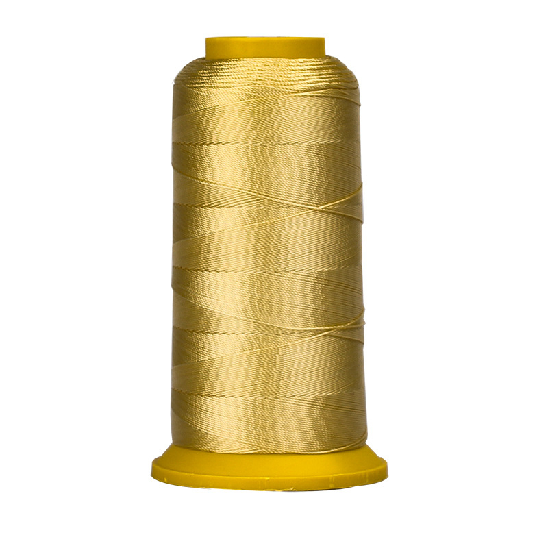 Νήμα ραφής, 6‑νημάτων με υψηλή αντοχή, κερωμένο νάιλον/πολυεστέρα για τσάντες και δερμάτινα — Double Canary