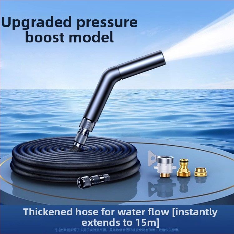 Vysokotlaková pištoľ na umývanie áut a domácnosti, hliníkové telo, teleskopická TPЕ hadica, dvojfunkčná