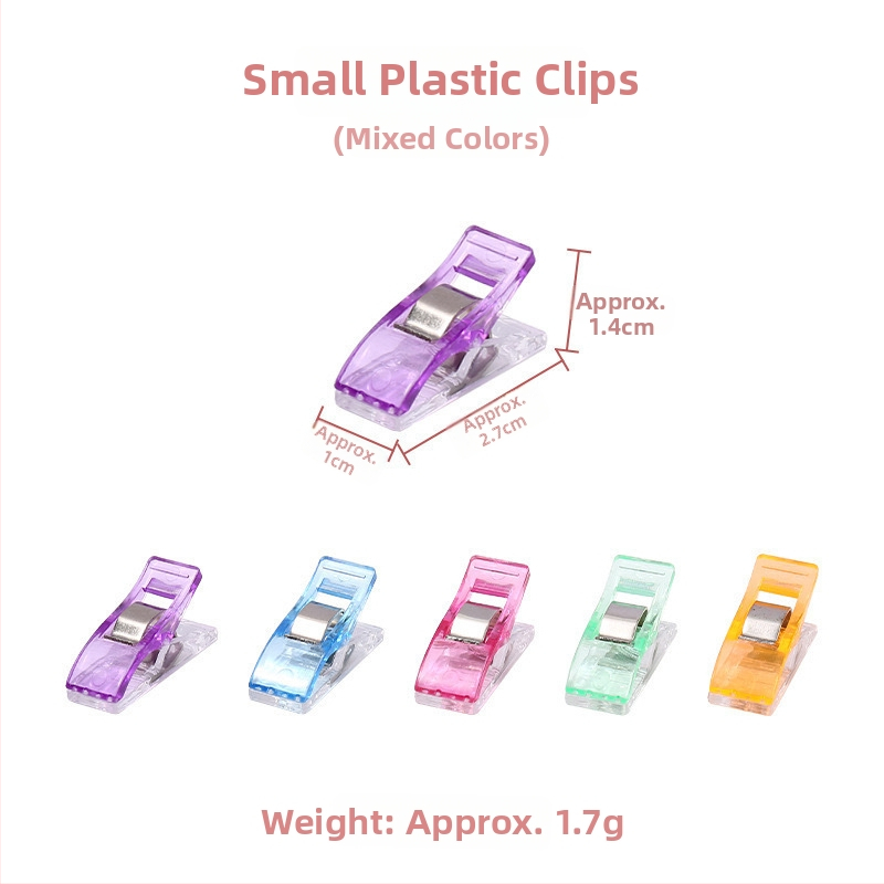 Klip na polohovanie krížovej výšivky, plastový, zložitelný, na šitie patchwork