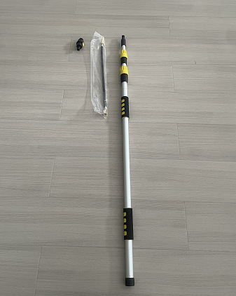 Sklopivi čistač oluka – bakar, WAYSUN, konstrukcija od više materijala (bakar, ABS, aluminijska cijev, PP, silikon brtveni prsten)