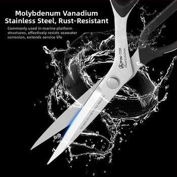 Šijacie nožnice, japonský štýl, ľahké, na strihanie látok a odevov, priemyselnej triedy