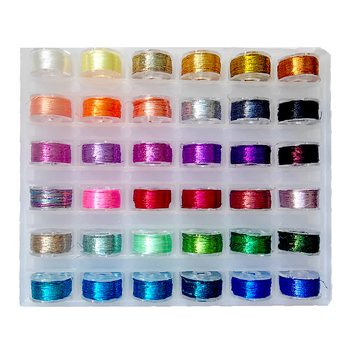 Νήμα κεντήματος - μεταλλικό σύρμα, Jin Han, πολυεστέρας, κατάλληλο για ρούχα