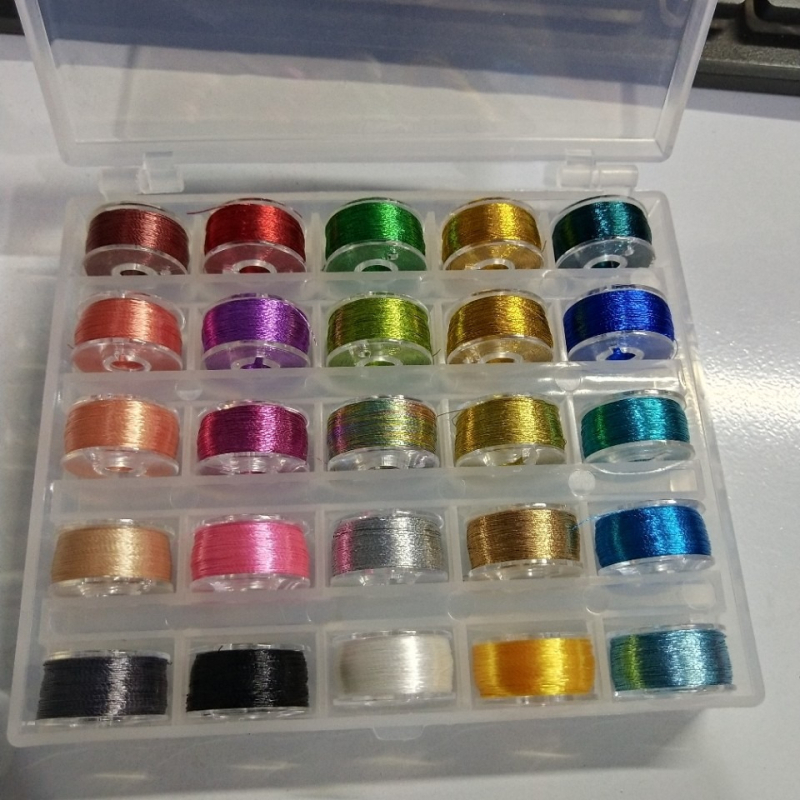 Νήμα κεντήματος - μεταλλικό σύρμα, Jin Han, πολυεστέρας, κατάλληλο για ρούχα