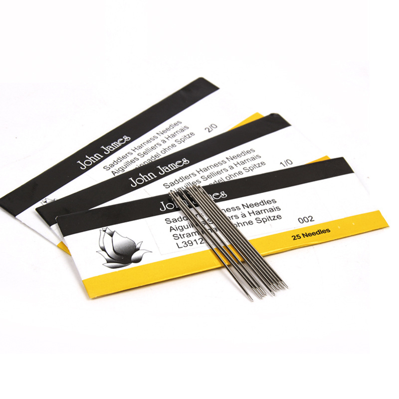 Kožna igla s okruglim vrhom, ručna izrada za DIY šivanje kože, marka The First, pakiranje 25, bez prilagodbe