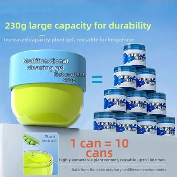 Gel καθαρισμού αυτοκινήτου — μαλακό τζελ καθαρισμού για σχισμές παραθύρων και πληκτρολόγια