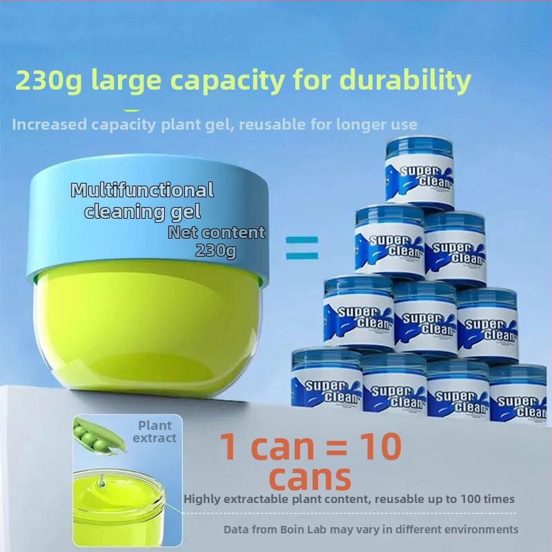 Gel καθαρισμού αυτοκινήτου — μαλακό τζελ καθαρισμού για σχισμές παραθύρων και πληκτρολόγια