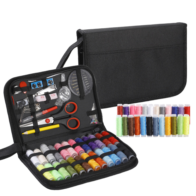 Set za šivanje s 60 komada u paketu, prilagodljiv DIY alatni set, putni dizajn, bruto težina 16 kg, stil: novi kineski stil