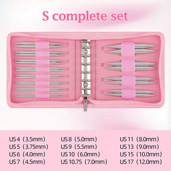 Odvojivi kružni set igala za pletenje od aluminijevog oksida | Marka QVCBFDMHEA | 50 kompleta po kartonu | Prilagodba dostupna