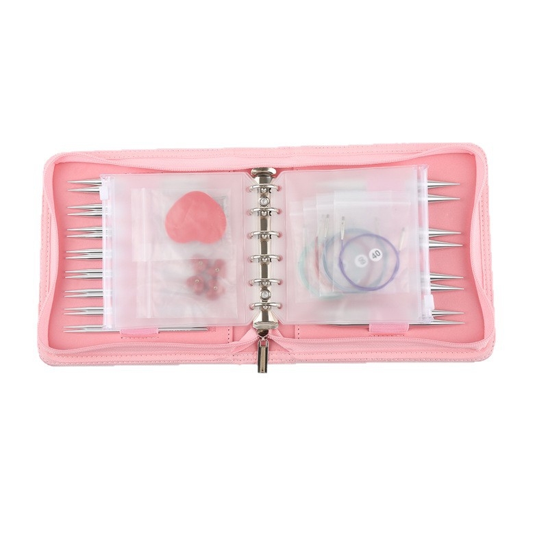 Odvojivi kružni set igala za pletenje od aluminijevog oksida | Marka QVCBFDMHEA | 50 kompleta po kartonu | Prilagodba dostupna