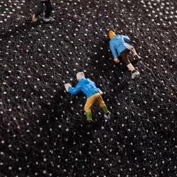 Poliesterska ulazna prostirka, kvadratnog oblika, tiskani uzorak s crtanim životinjama, ručno pranje