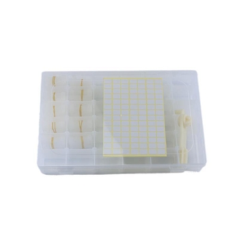 Plastična šivaća kutija s 26 pretinaca, ploča za navijanje konca za cross-stitch, ručni namotivač, prilagodljive opcije
