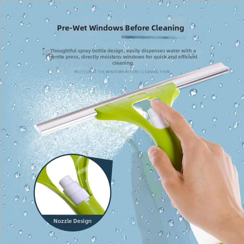 Τρία-σε-ένα εργαλείο καθαρισμού γυαλιών – για καθρέφτες και τζάμια αυτοκινήτου, αφαίρεση υδατικών λεκέδων, πλαστικό, σκούπισμα από τη μία πλευρά