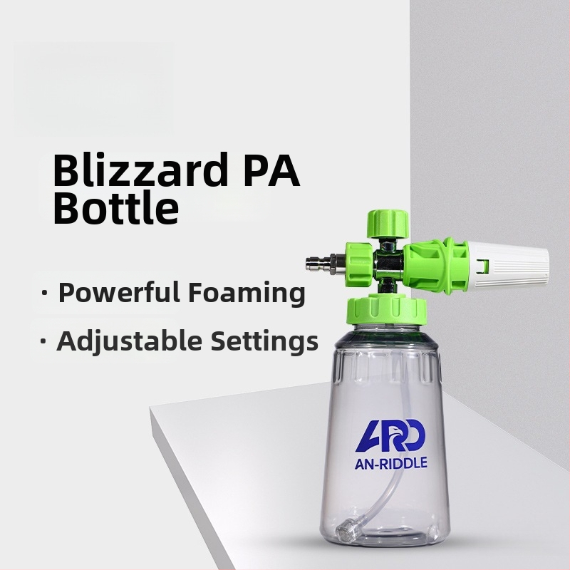 Vysokotlaková pištoľ na umývanie áut s konštrukciou z technického plastu — telo, rozhranie a tryska z technického plastu