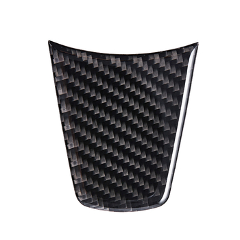 Volan Tesla Model Y/3 – autocolant decorativ din fibră de carbon, model geometric, instalare magnetică