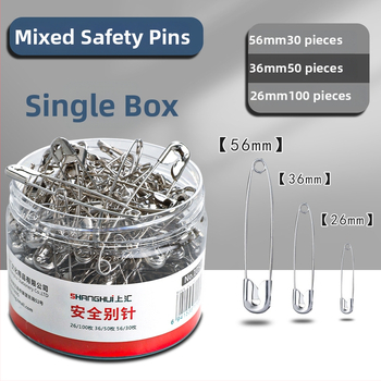 Bezpečnostná spona na oblečenie – kovová, tubové balenie, model Iný, číslo produktu 1050, značka Shanghai