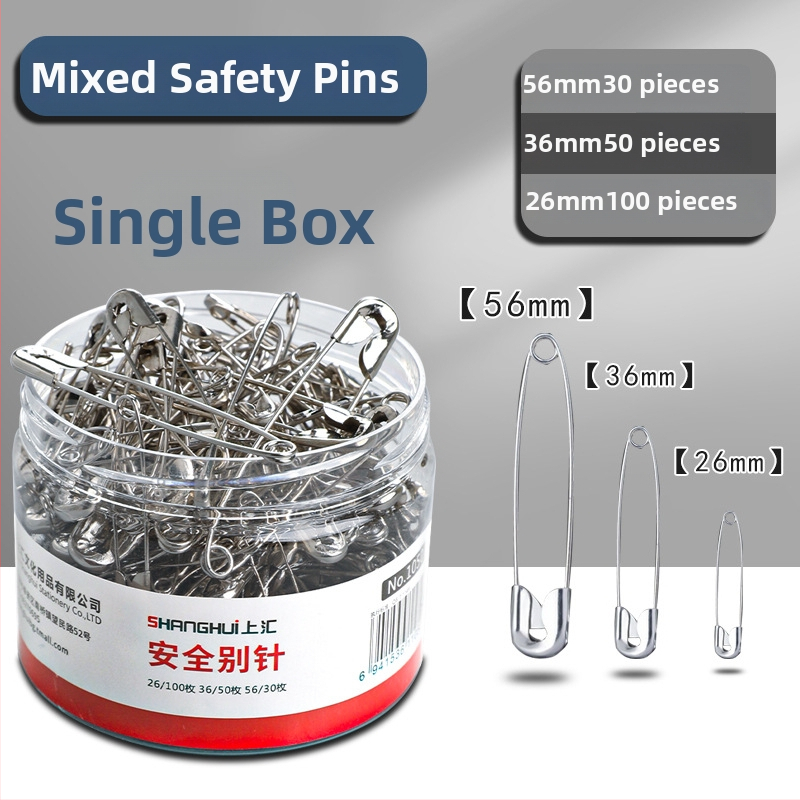 Bezpečnostná spona na oblečenie – kovová, tubové balenie, model Iný, číslo produktu 1050, značka Shanghai