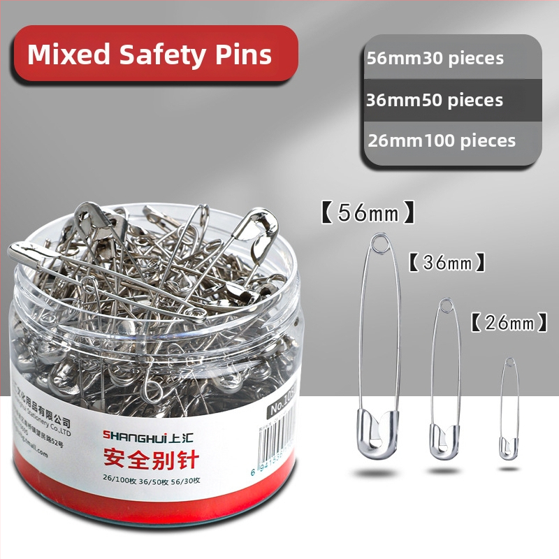 Bezpečnostná spona na oblečenie – kovová, tubové balenie, model Iný, číslo produktu 1050, značka Shanghai