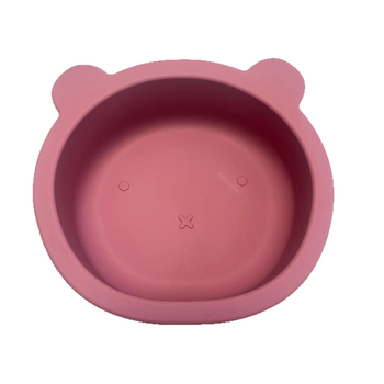 Silikoninis maitinimo dubuo su siurbtuku, maisto kokybės, vaikams nuo 6 mėnesių