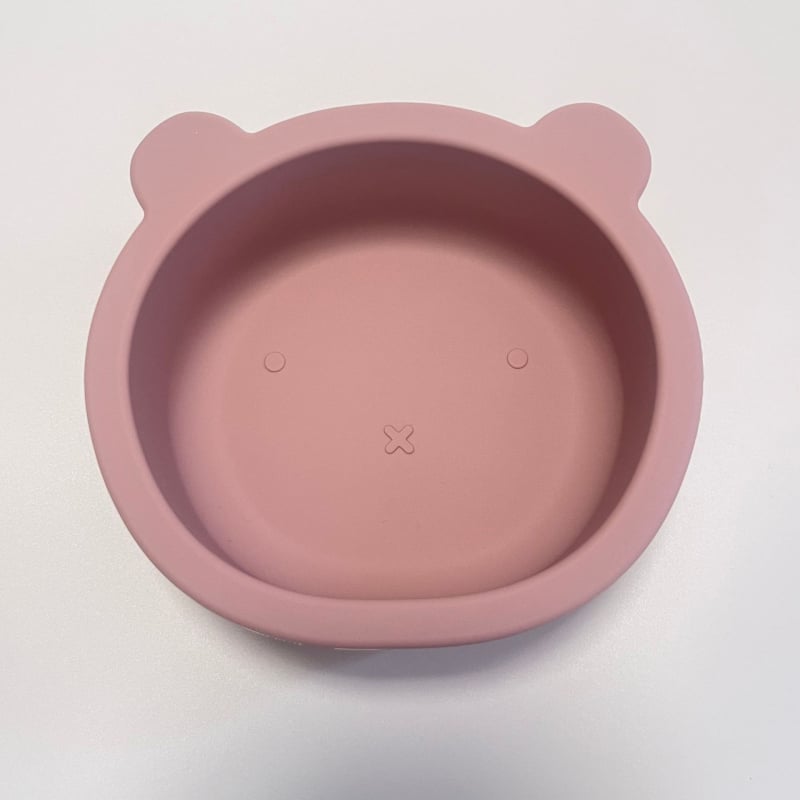 Silikoninis maitinimo dubuo su siurbtuku, maisto kokybės, vaikams nuo 6 mėnesių