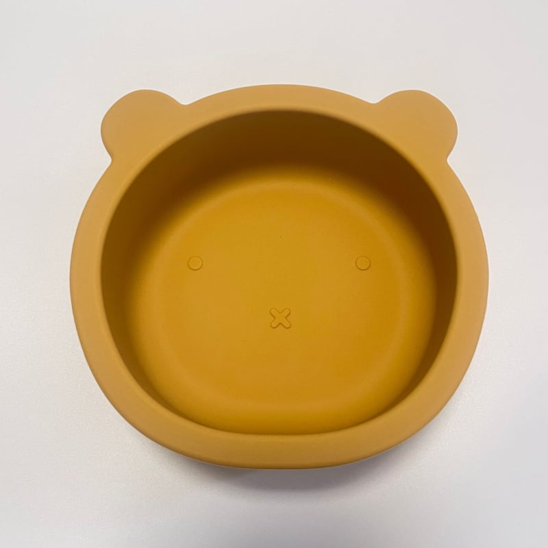 Silikoninis maitinimo dubuo su siurbtuku, maisto kokybės, vaikams nuo 6 mėnesių